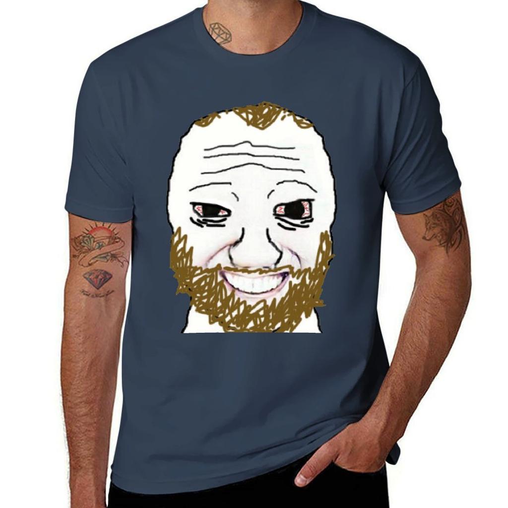 Coomer Meme TShirt Minimalist Plain Crew Neck TShirt