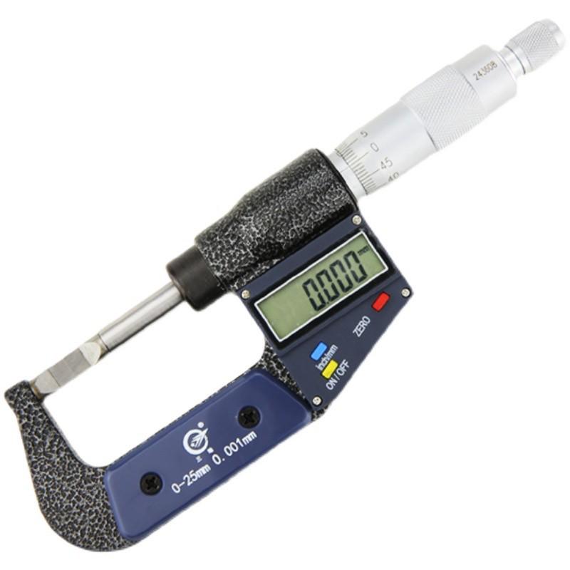 Single & Double Pointed Round Head Spline Probe Digital Caliper with 0-25mm Crimp Height Gauge