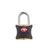 Waterproof Brass-Coated TSA Padlock for Suitcases, Gym Lockers, and Drawers.