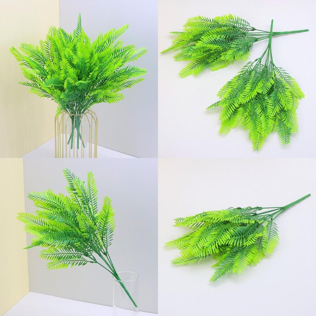 Synthetic Fern With Green Color For Home Garden Wedding And Photography Applications