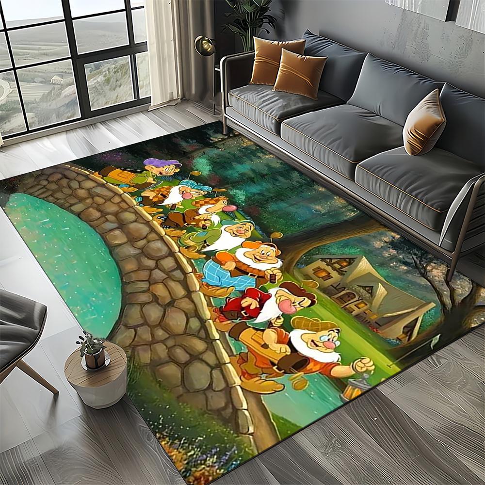 27 Style Snow White Princess Cartoon Girl Carpet Rug for Bedroom Living Room Home Sofa Decoration,kid Large Decor Floor Mat Gift