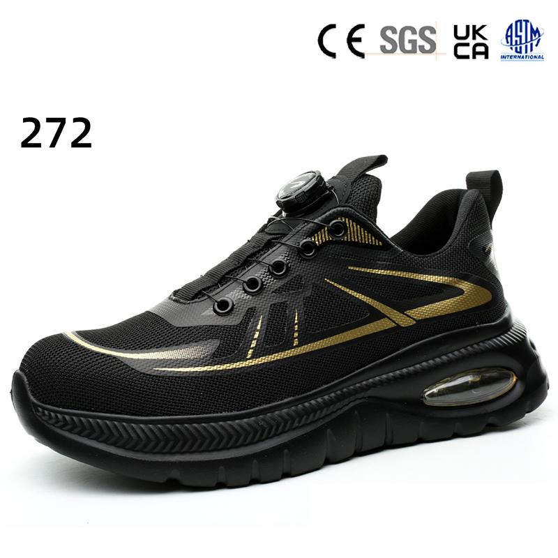 

Oulylan Breathable Safety Shoes For Men Anti-Smash & Anti-Puncture Summer Work Boots Lightweight & Anti-Slip For Labor Shoes 41