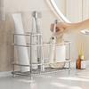 Toothbrush Holder For Bathroom - Stainless Steel Toothpaste Holder Stand, For Electric Toothbrush Stand Organizer Accessories