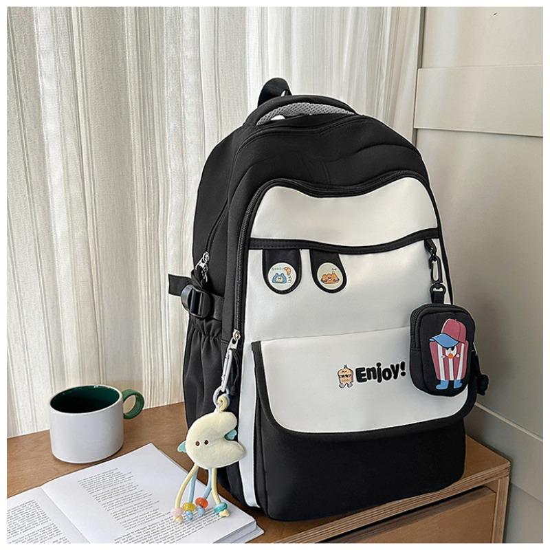 The new schoolbag is high-value, fresh and sweet, candy-colored backpack, lightweight and large-capacity backpack for junior high school students.