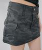Elia Cargo Skirt Pants (Dark Gray)