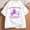 Women Tshirt My Tummy Hurts But Im Being Really Brave About It Tshirts Funny Graphic Meme Racco Graphic T Shirts Unisex Clothes