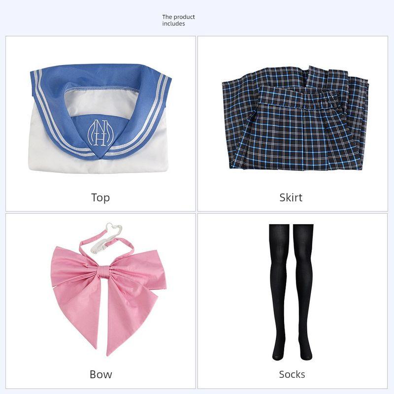 Danganronpa Cosplay Costume, Rondo Cosplay, Sayaka Maizono Costume, Jk Sailor Uniform, Halloween Performance Outfit