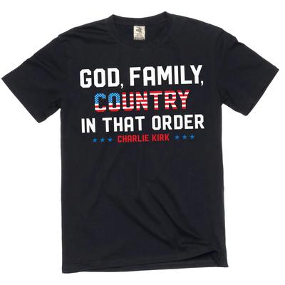 God Family Country T-shirt Charlie Kirk Quote C.K Tee Shirt