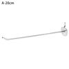 5Pcs Durable Home Hang Fits Panel Holder Display Hooks Storage Racks Retail Shop Peg Goods Shelf