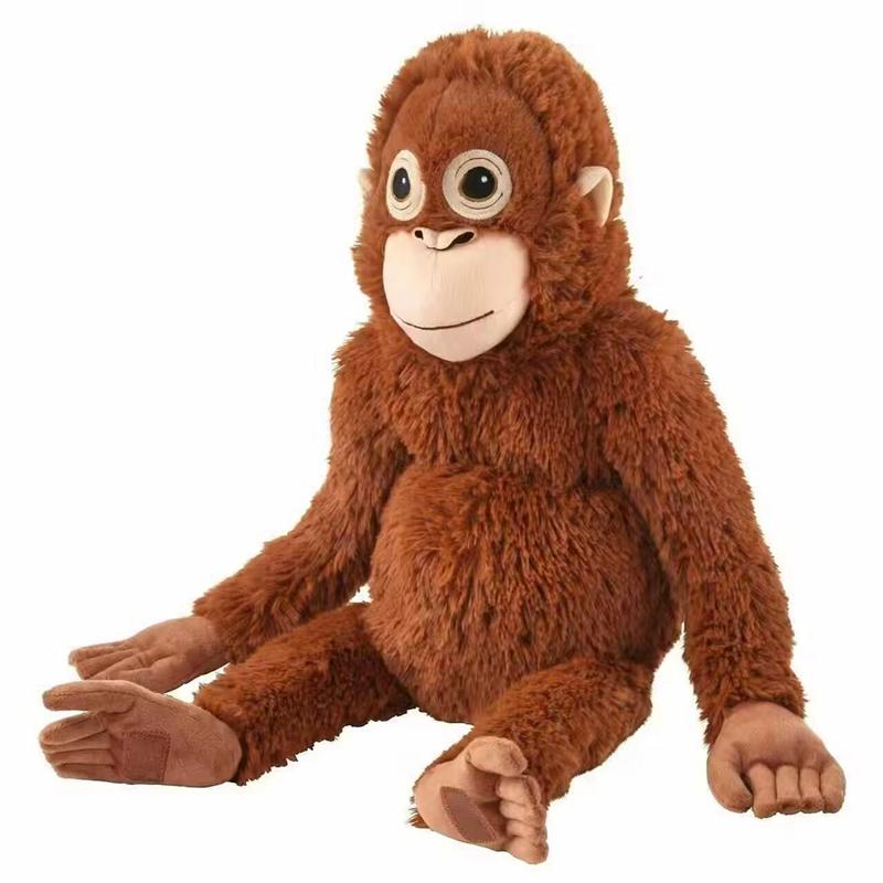Berühmtes Baby Panchi Plüschtier Niedlicher Daumenaffe und Roter Orang-Utan Mama Weiche Puppe Stofftier Plüschtiere Schönes Geschenk