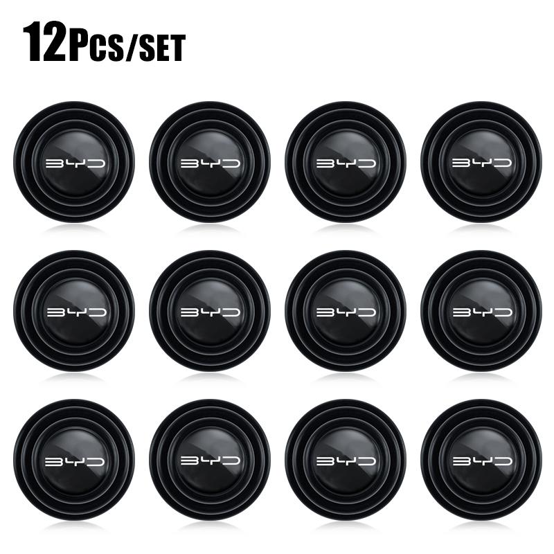 4Pcs Car Door Anti-shock Pad Anti-noise Buffer Gasket Auto Interior For BYD E6 Tang Qing Yuan I3 S7 G3 M6 E5 E2 Dmi 2din G6 Qin