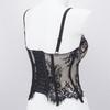 Hollow Lace Corset Slim fit Crop Tops Elegant Lace Camisole  Travel