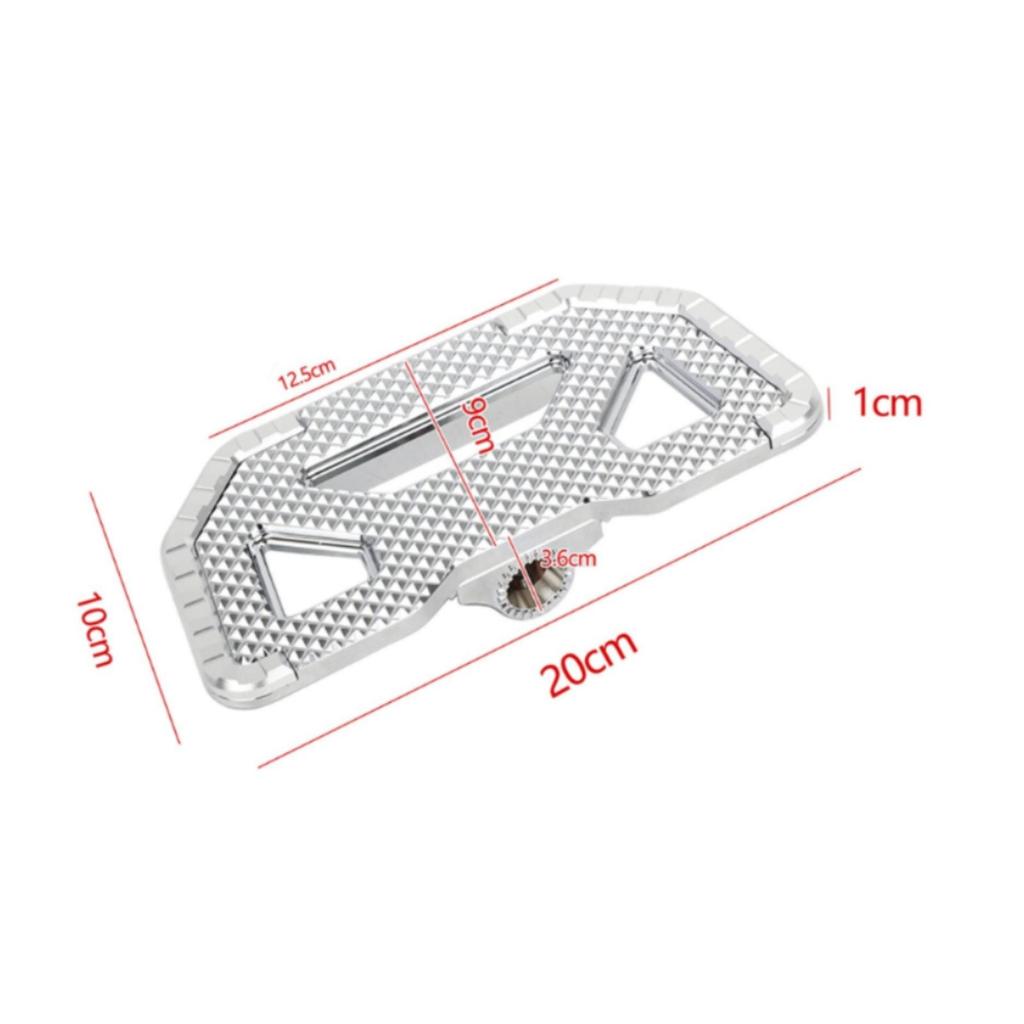 Compatible Luxury Tourer GL1800 Front Footboard Wide Driver Pair