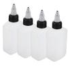 4 Pcs Seasoning Bottle 100ML Portable Sealed Reusable Dispensing Oil Bottle Seasoning Bottle for