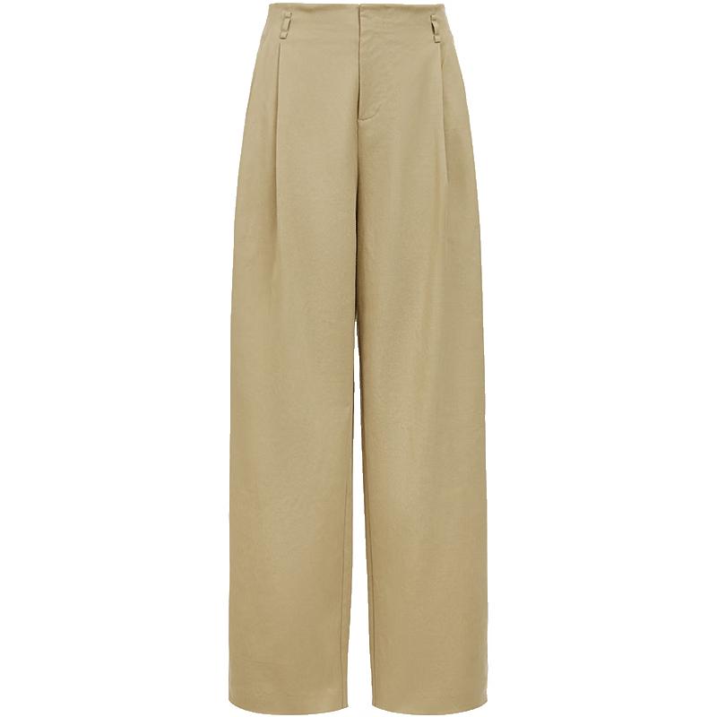 VEROMODA Women's Lyocell Cotton Tapered Casual Pants
