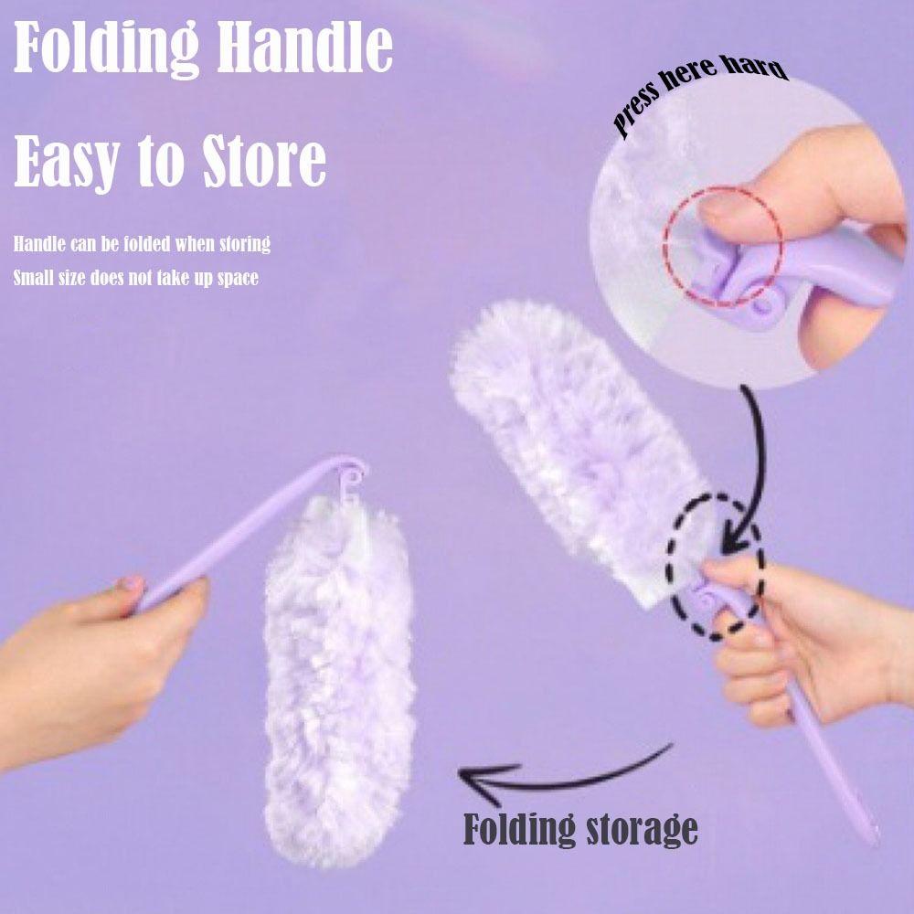 

Double Sided 360 ° Duster Brush Strong Adhesion Car Dust Cleaner Home Office Cleaning Tool with 1Pc Duster Heads