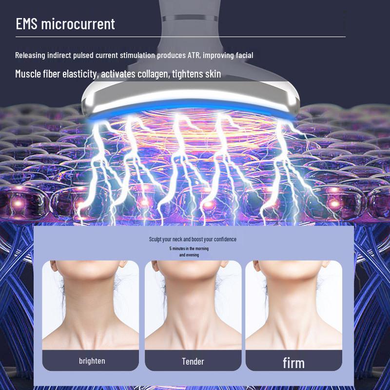 M6 Ice Cooling Neck Massager: Anti-Wrinkle, Lifting, and Firming Device for Neck and Nasolabial Fold Care.