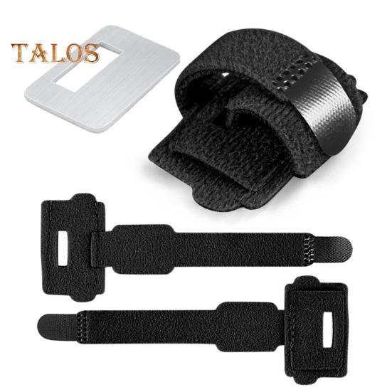 Toe Separator Bunion Corrector Big Toe Spacer Hammer Toe Straightener Fabric Lining Splint with Built-in Aluminum Plate Support for Overlapping Toes