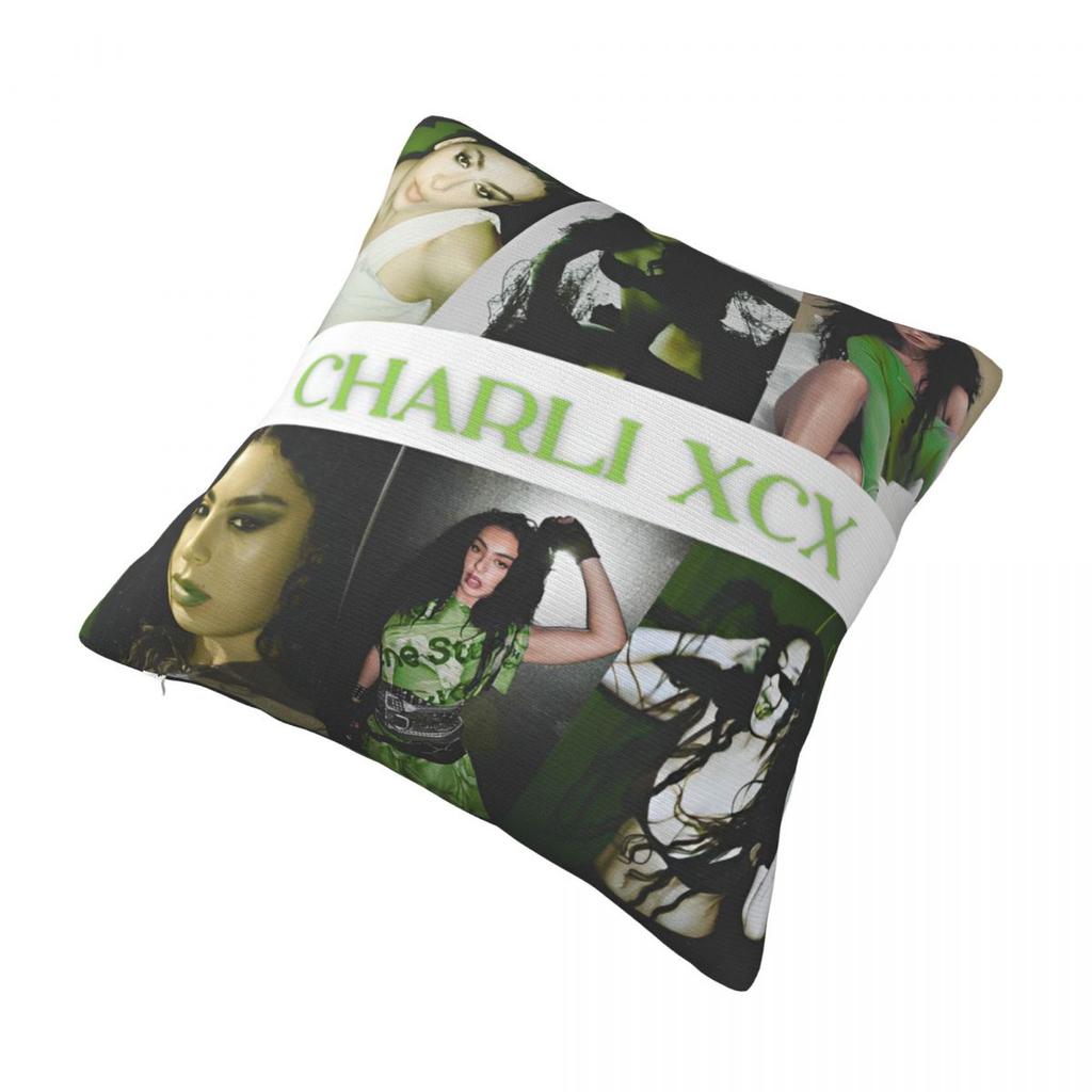 Soft And Sweet Bedroom Charli Xcx Decoration Pillowcase Accessories Pop Music Pillow Covers Square Multiple Sizes