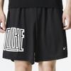 Men's Nike As Nk Df 8in Short Asym Str5 Alphabet Athleisure Casual Sports Woven Shorts Black DH7165-011