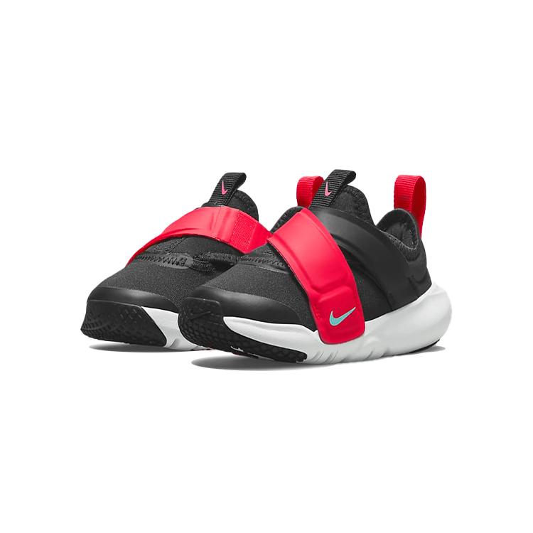 New Nike Flex Advance Low Top Toddler Shoes Black Red Infant And Toddler CZ0188-005