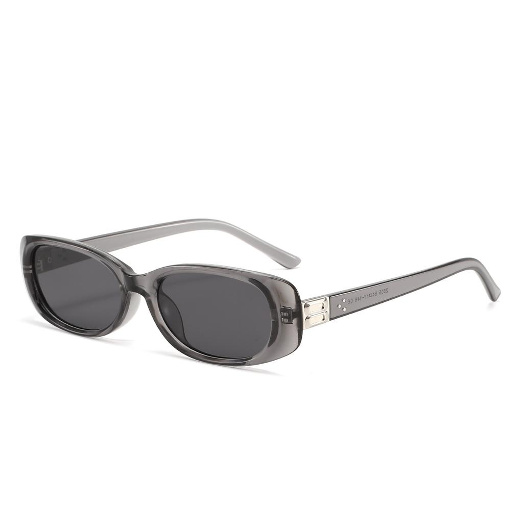 New sunglasses small frame oval cat eye Internet celebrity glasses European and American fashion street shot men and women sunglasses