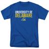University of Delaware Erwachsenen T-Shirt Gestapelt, Königsblau, S-5XL