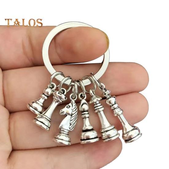 Șah breloc geantă farmece ușor de agățat portabil ușor multifuncțional geantă de mână portofel șah breloc agățat decorare