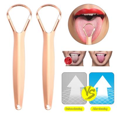 Stainless Steel Tongue Scraper To Reduce Bad Breath Portable Tongue Cleaner for Fresher Breath Tongue Cleaning Tool for Adults Oral Care
