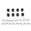 8pcs Replacement Spare Rubber Rollers For Maker For Maker 3 Prevents Slipping Mat Guide Spare Rubber Wheel With 16 Fixing Ring
