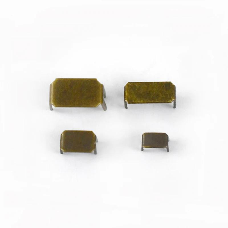 30/50/100Pcs Meetee 3# 5# 8# 10# Metal Zipper Non-slip Stopper End Locks Nylon Zippers Instant Fix Zip Repair Kit Replacement