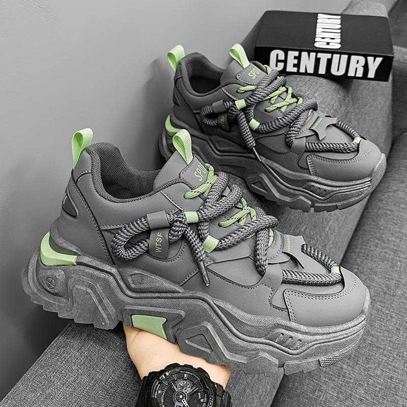 Modische Sneaker für Herren Weiße Plateau-Sneaker Mode Vielseitige Board-Schuhe Herren Schlichte Nische Komfort Sportschuhe Tenis Masculino