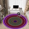 1pc Mandala Pattern Chair Carpet for Office Non-Slip Mat for Office - Decorative Floor Mat  yy251030251
