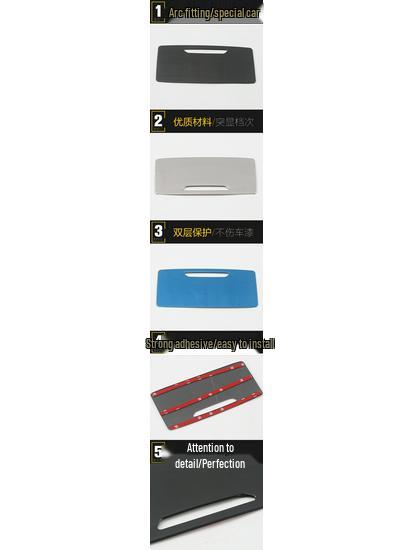 Compatible Rear Row Storage Box Panel & Door Armrest Accessories for 17 GM8 Models.