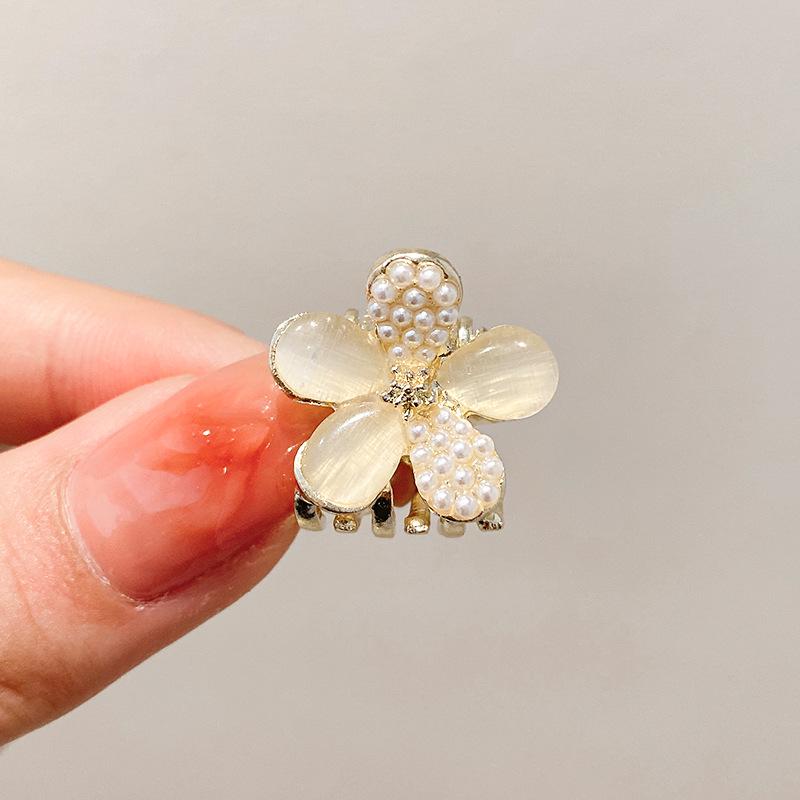 

2025 Заколка для волос высокого класса для женщин, прическа «полупучок» - Маленькая заколка-краб, головной убор