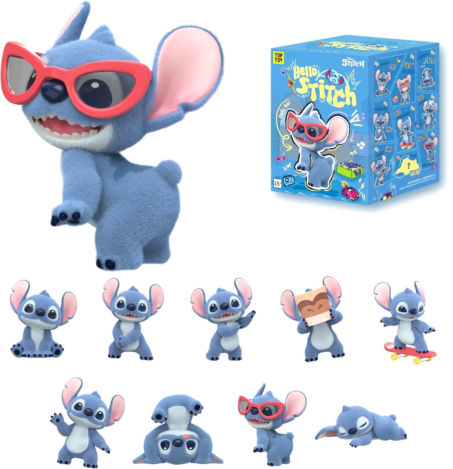 

x ТОП Hello Stitch Серия Летний Фестиваль Слепой Бокс Летний Фестиваль Дисней [Disney ИГРУШКА] Фигурка Hello Stitch , Серия, Милый, Стильный, Подарок, Сюрприз,