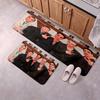 Backstreet Boys Flannel Kitchen Floor Mat Non-Slip Soft Absorbent Standing Mat with Waterproof Rubber Backing Floor Pad for Kitchen Sink Stove Area