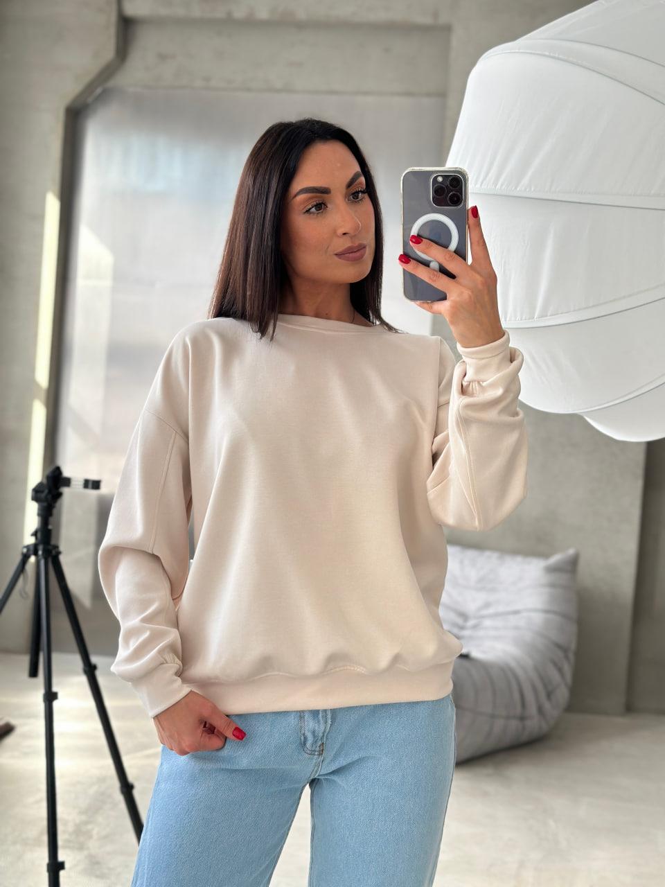 

Світшот PEONY №2 XL Бежевий (2308242-48-50:246) XL бежевий