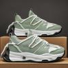 Fashion Mixed Color Men's Casual Shoes Texture Comfortable Lace-up Sneakers Non-slip Shock-absorbing Outdoor Male Sports Shoes