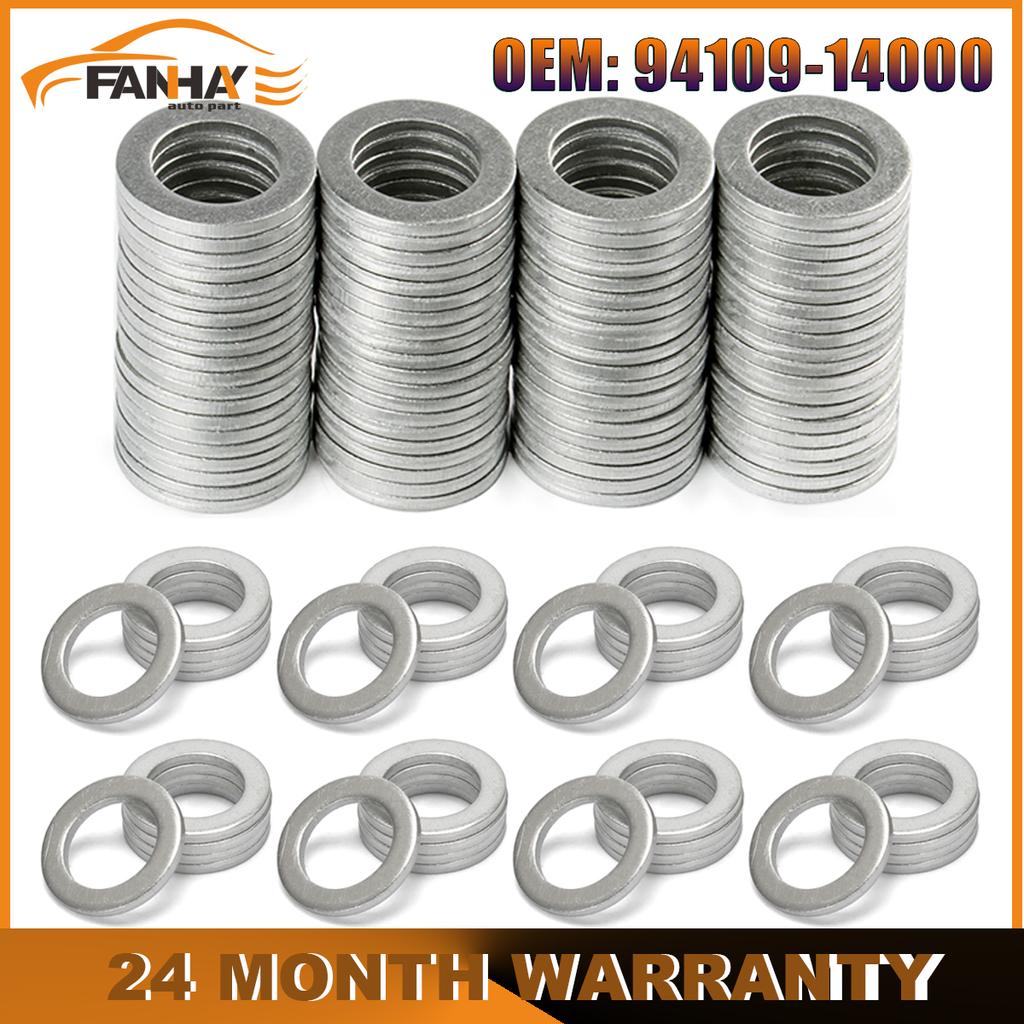 94109-14000 Oil Drain Plug Crush Washer Gaskets 14mm 9410914000 94109 14000 For Honda CR-V Accord For Acura RDX EL CL