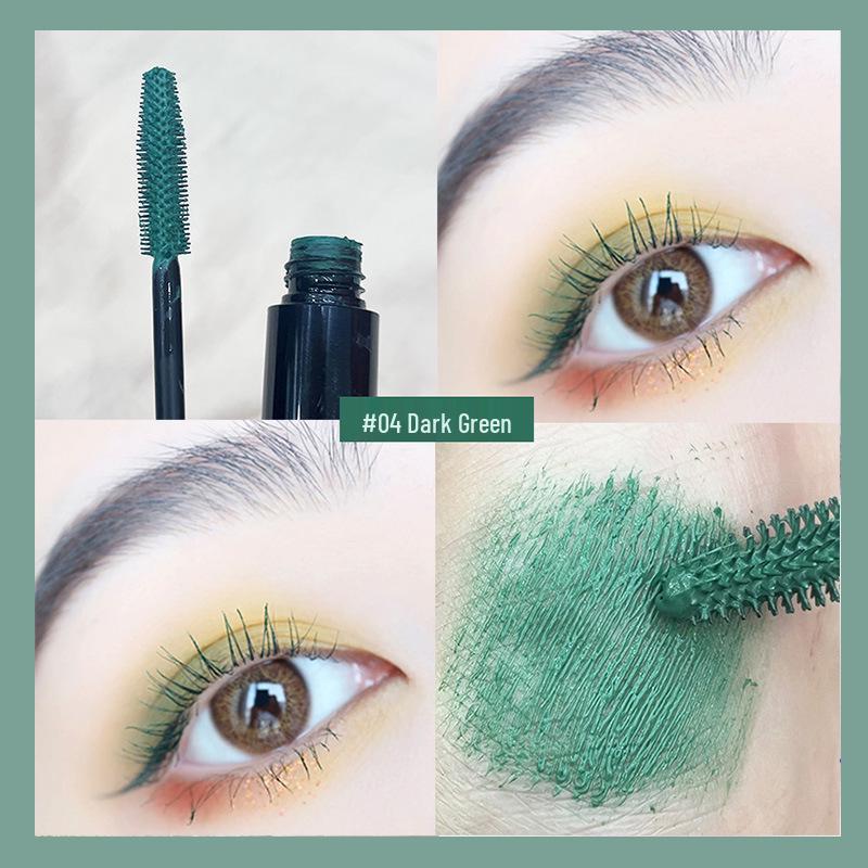 VERONNI 4D Waterproof Mascara with Curling, Thickening & Lengthening Silicone Brush