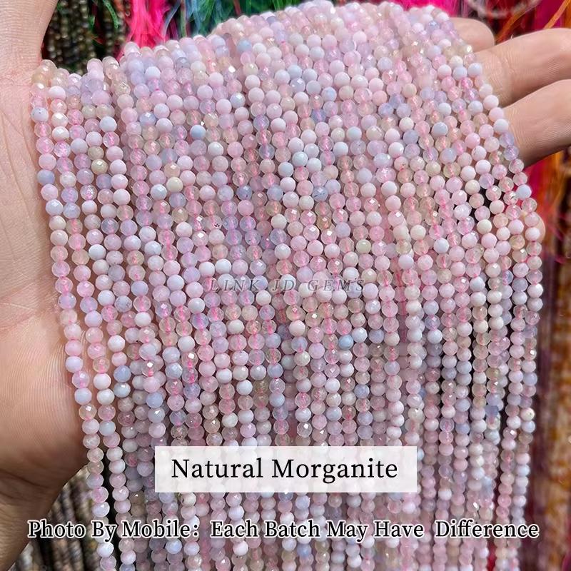 2 3 4mm Natürliche Facettierte Citrin Fluorit Amethyst Steinperlen Runde Mineralperlen Für Schmuckherstellung DIY Armband Zubehör