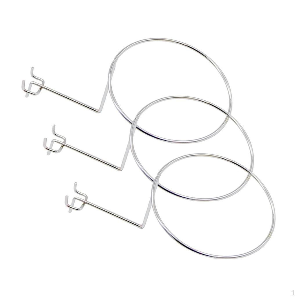 Hat Display Rack for Pegboard Mounting Cap Holder Diameter 13cm