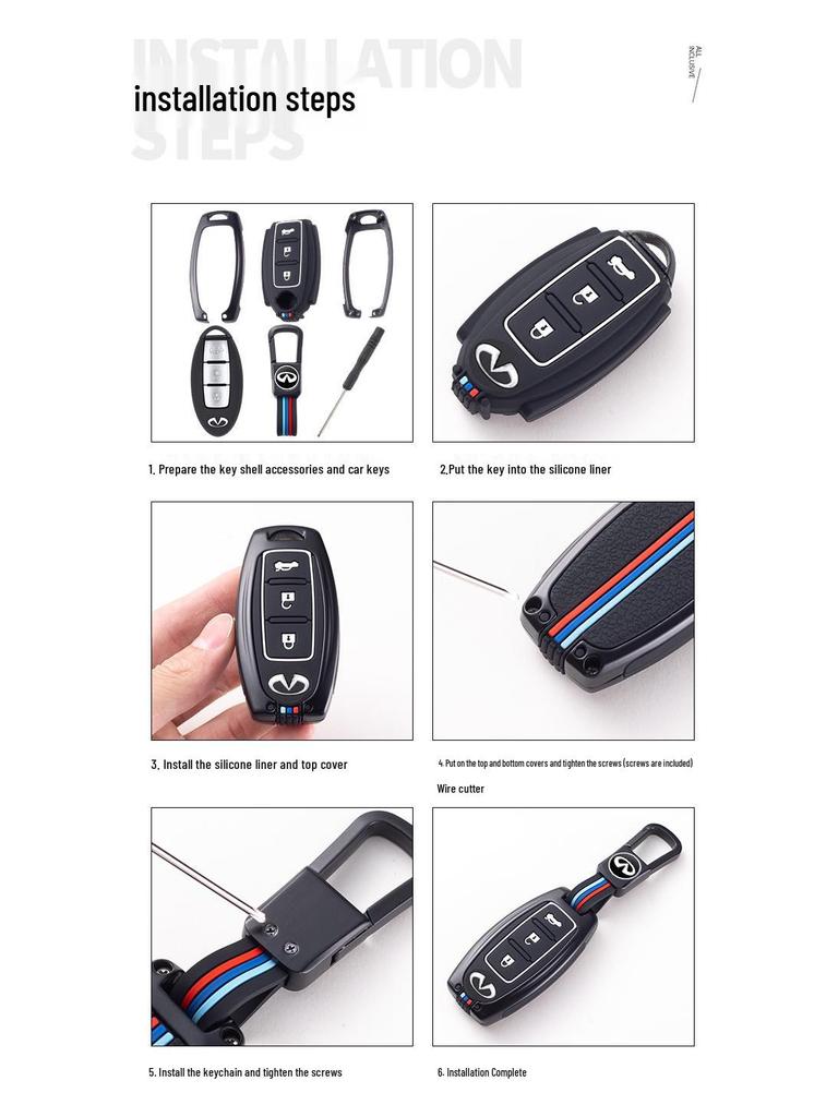 Infiniti QX50 Key Case for Q50L/QX70/Q70L/QX60/ESQ Models