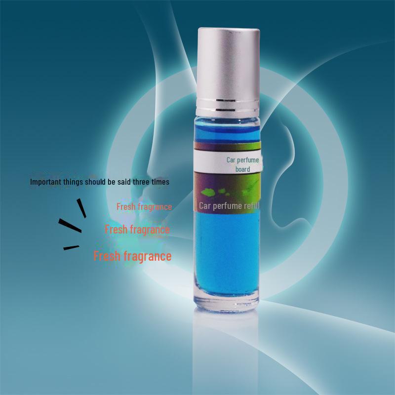 Car Aromatherapy Ornaments with Essential Oil Refill, 10ml, Multi-Fragrance