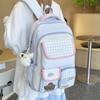 Japanese Casual Student Schoolbags Young Girls Cute Backpack Middle School Students Schoolbags Large Capacity Durable Rucksack