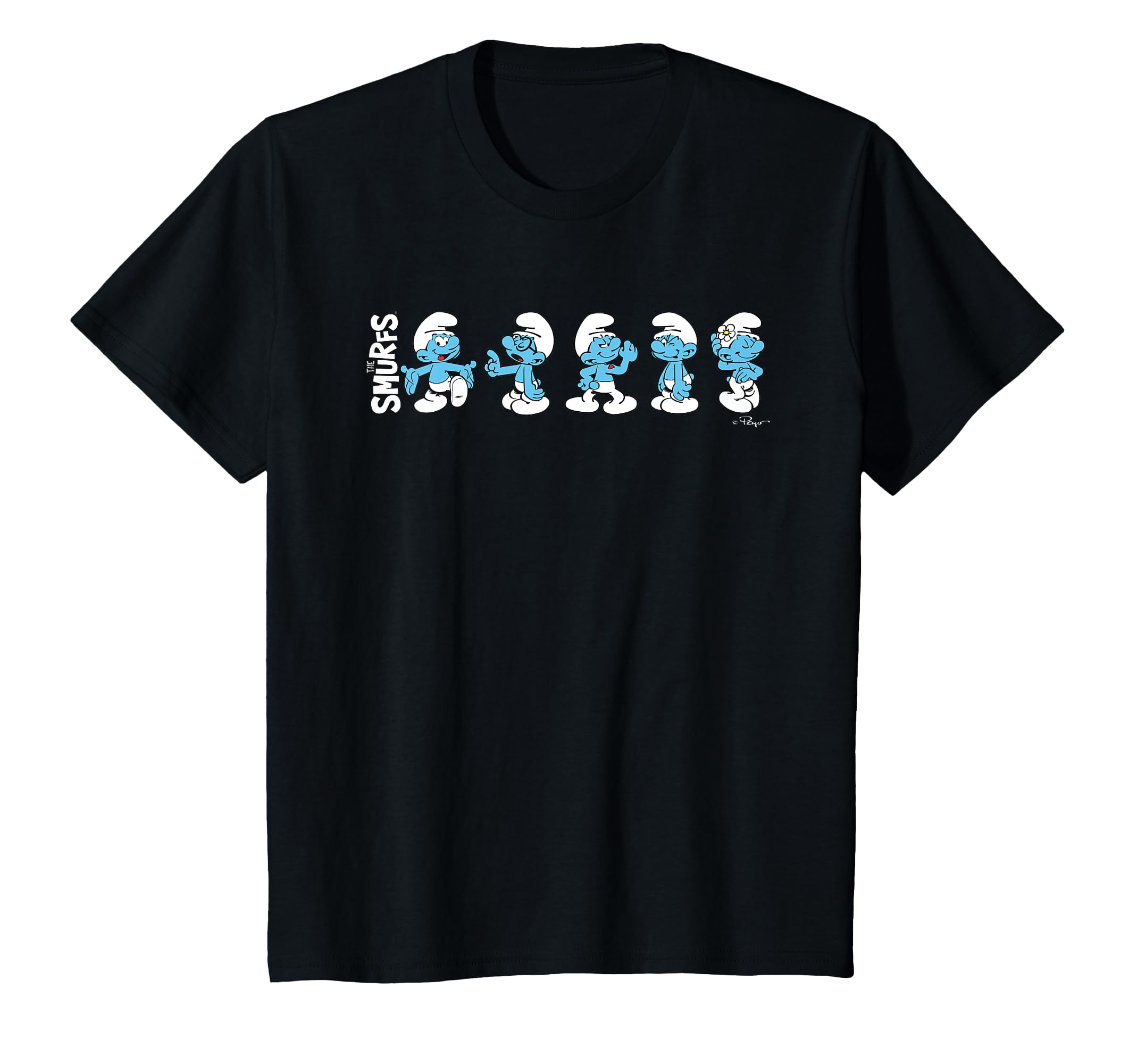 

Kids Smurfs Character Action Montage Kids T-Shirt