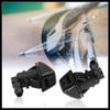 2pcs Black Plastic Front Windshield Wiper Nozzles 7C3Z-17603-A for Ford F150 2007-2011 Durable Material