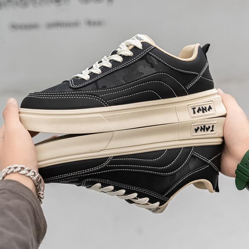 Fashion 2025 New Men's Skate Sneakers Summer Breathable Black Camouflage Hot Selling Comfortable Casual Sports Trendy Footwear Tênis