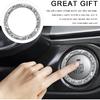 Car Bling Crystal Rhinestone Engine Start Ring Decals, Sparkling Diamond Car Push Start Button Ignition Ring Sticker, Auto Key Ignition Knob Ring